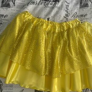 Enchanted Athletics Co Yellow Running Skirt